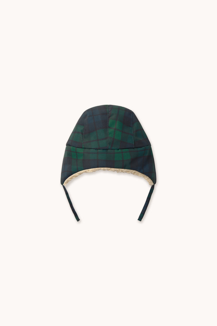 Tiny Cottons – Green Check Chapka
