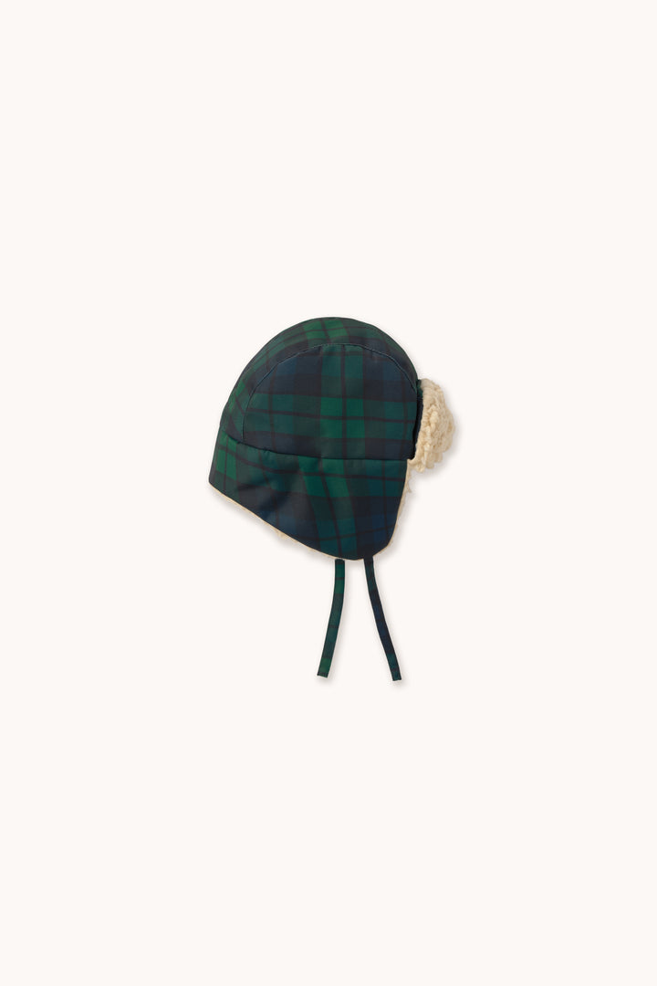Tiny Cottons – Green Check Chapka