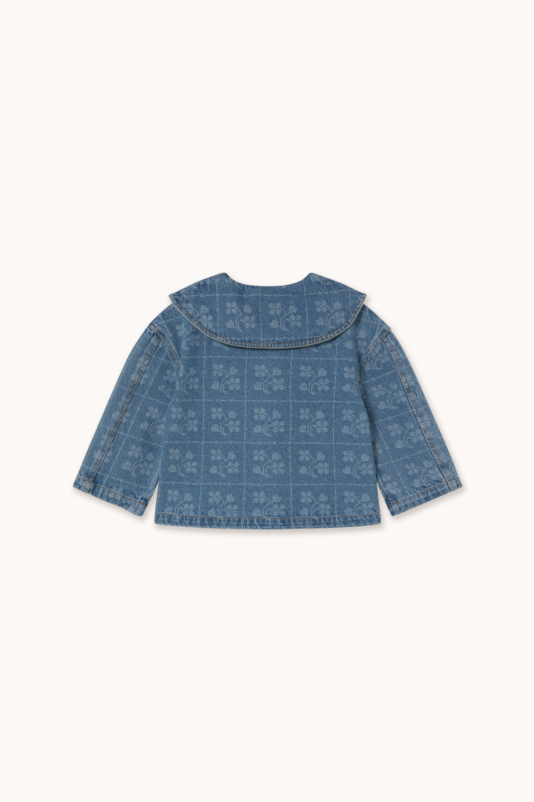 Tiny Cottons – Dots & Flowers Denim Jacket