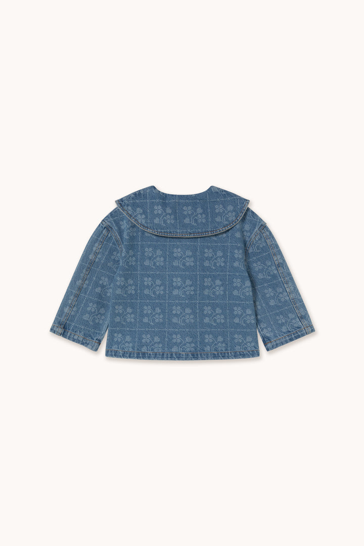 Tiny Cottons – Dots & Flowers Denim Jacket