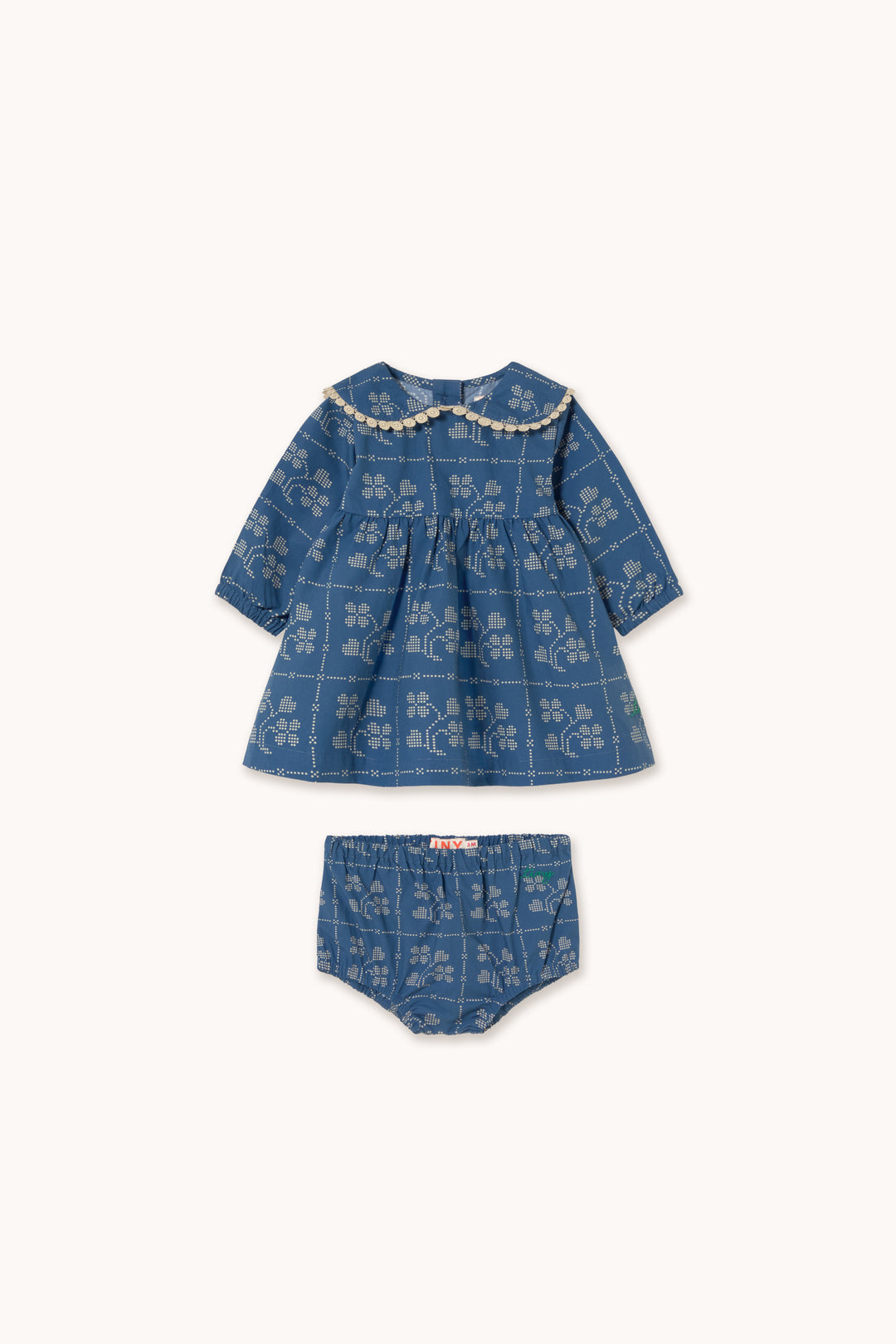 Tiny Cottons – Dots and Flowers Baby Set