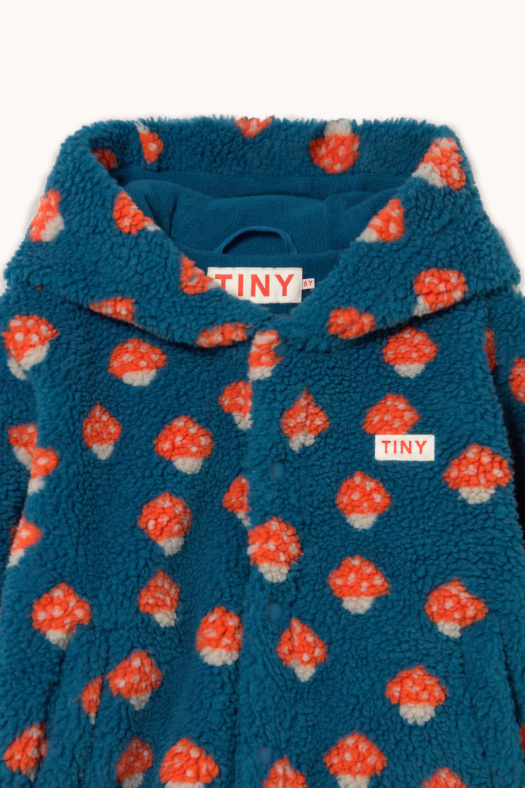 Tiny Cottons – Tiny Mushrooms Sherpa Hoodie