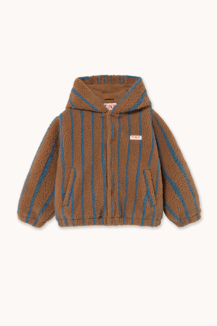 Tiny Cottons – Lines Sherpa Hoodie