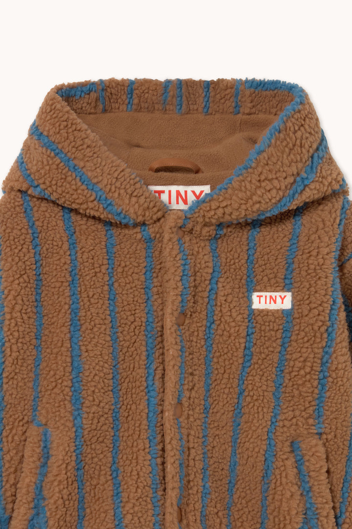 Tiny Cottons – Lines Sherpa Hoodie