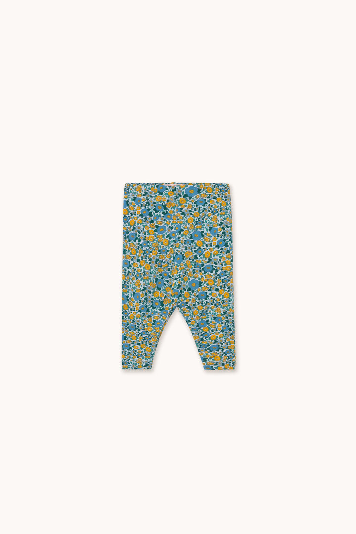 Tiny Cottons – Flower Pattern Ribbed Leggings