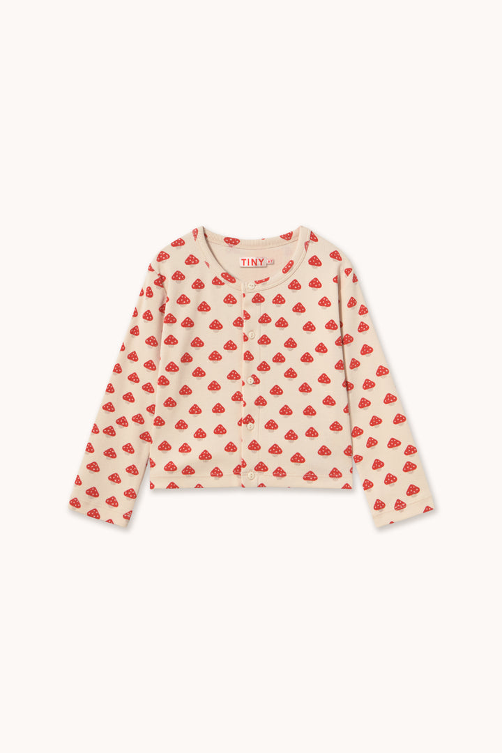Tiny Cottons – Mini Mushrooms Rib Kids Longsleeve
