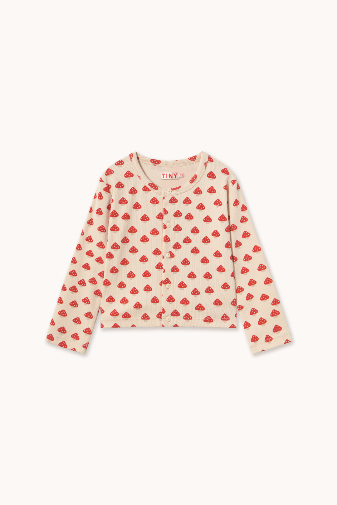 Tiny Cottons – Mini Mushrooms Rib Baby Cardi