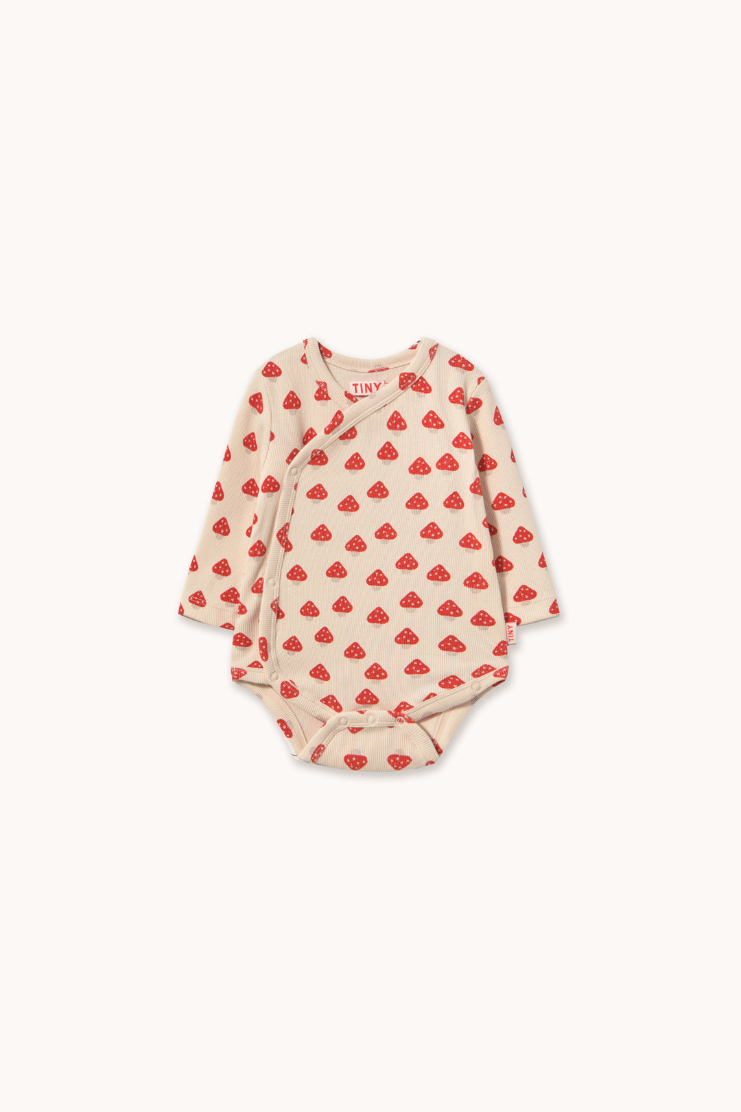Tiny Cottons – Mini Mushroom Ribbed Crossbody Onesie