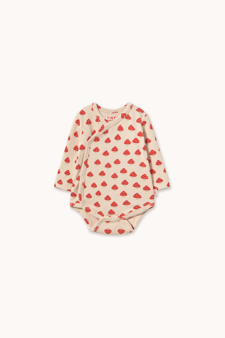 Tiny Cottons – Mini Mushroom Ribbed Crossbody Onesie
