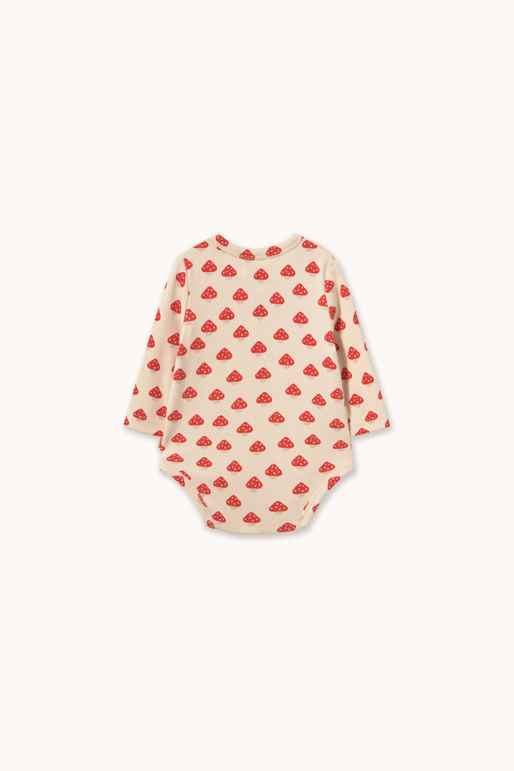Tiny Cottons – Mini Mushroom Ribbed Crossbody Onesie