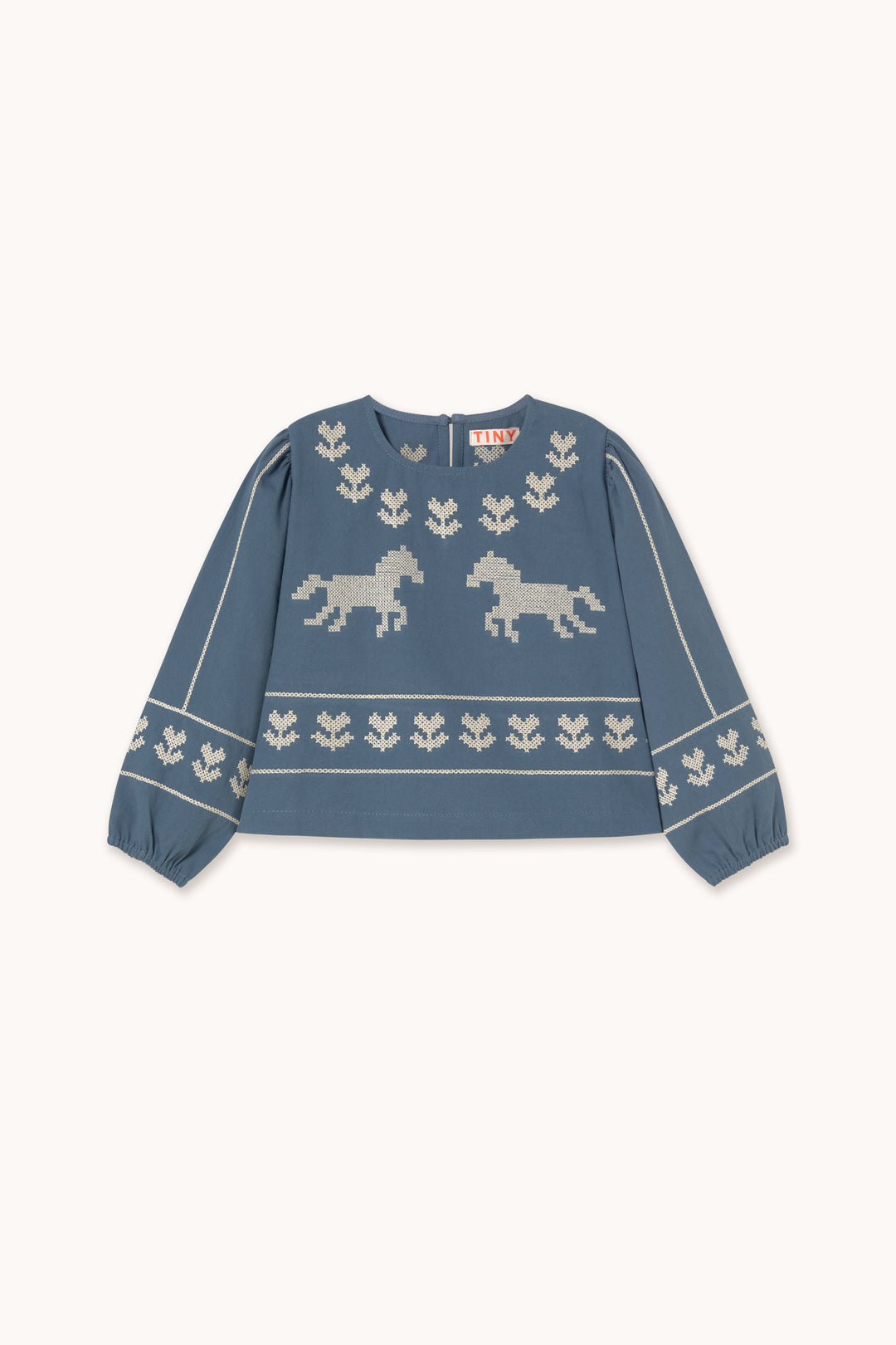 Tiny Cottons – Horses & Flowers Blouse