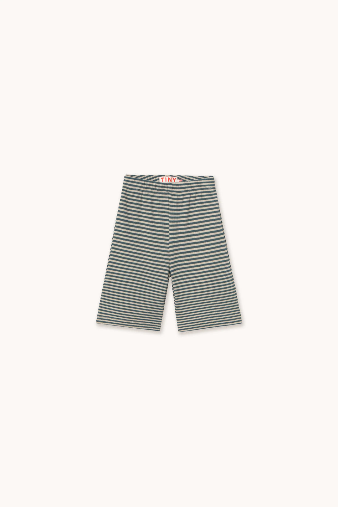 Tiny Cottons – Striped Ribbed Wide Pant in Navy