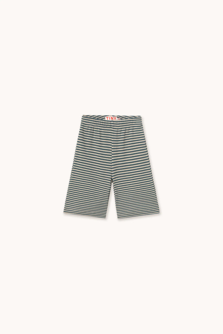 Tiny Cottons – Striped Ribbed Wide Pant in Navy