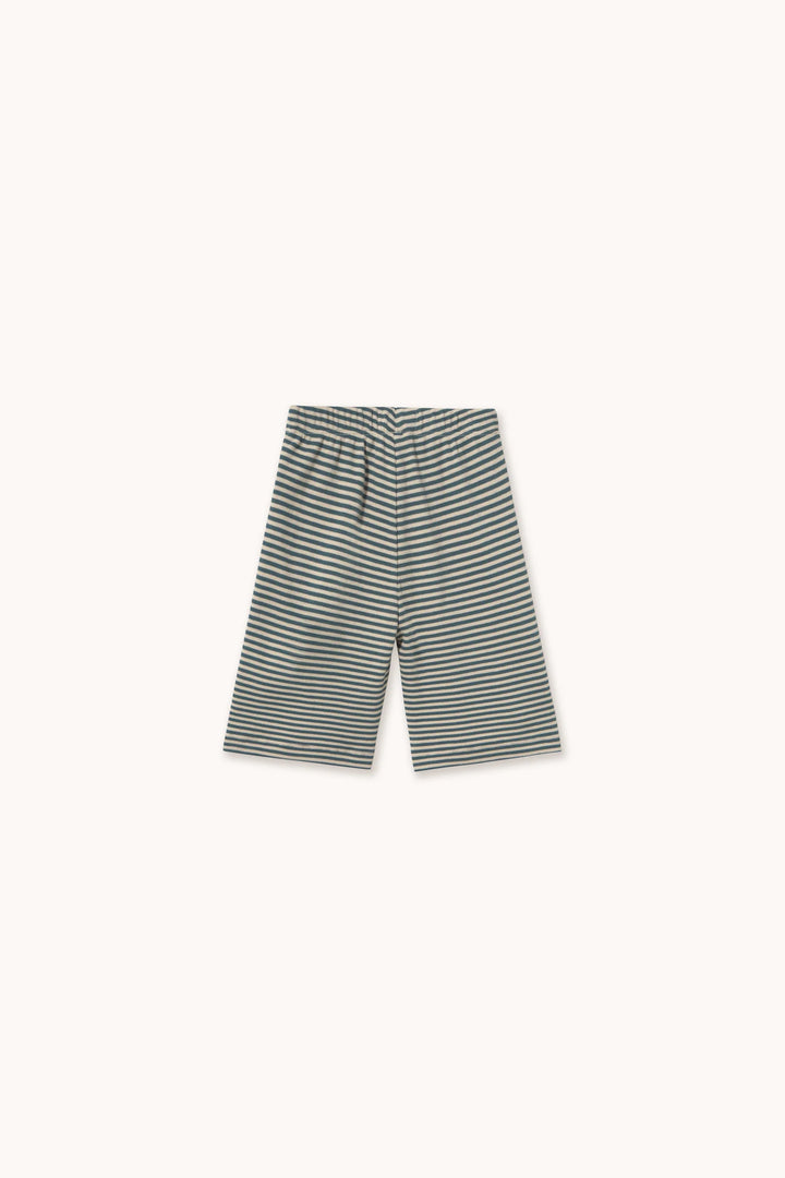 Tiny Cottons – Striped Ribbed Wide Pant in Navy