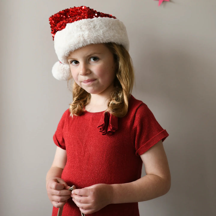 Rockahula Kids – Sequin Velvet Kids Santa Hat