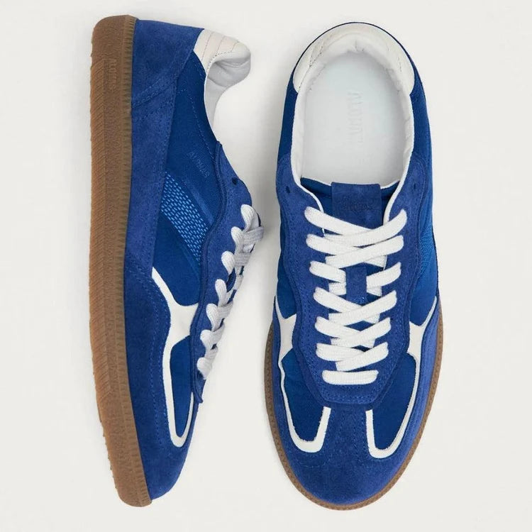 ALOHAS - Rife Leather Sneaker in Blue Leather