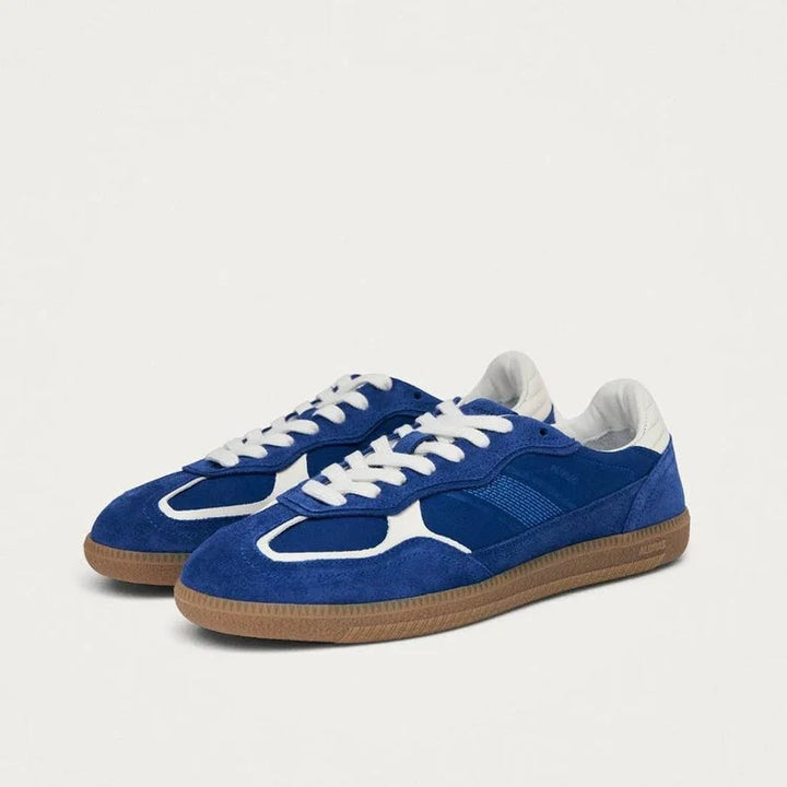 ALOHAS - Rife Leather Sneaker in Blue Leather