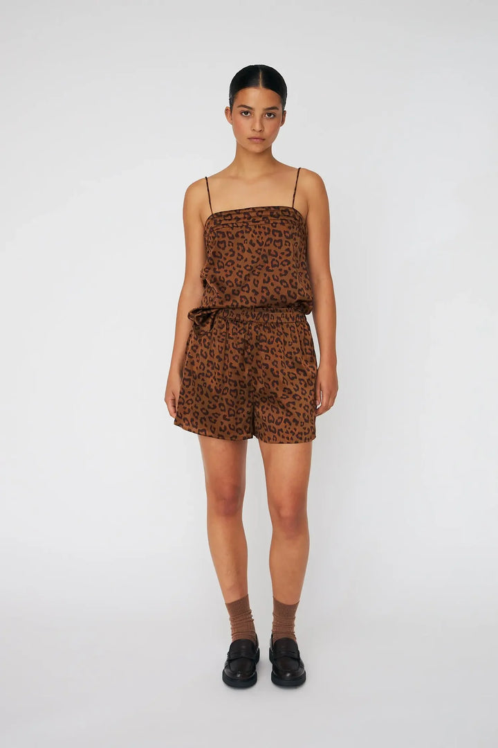 Stella Nova – Animal Printed Silk Top