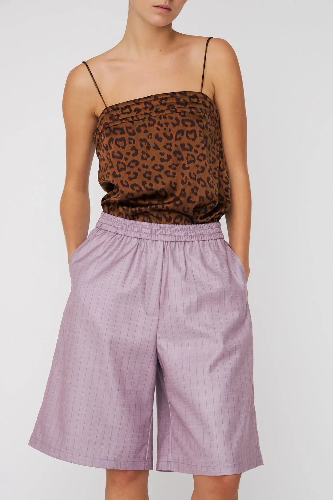 Stella Nova – Animal Printed Silk Top