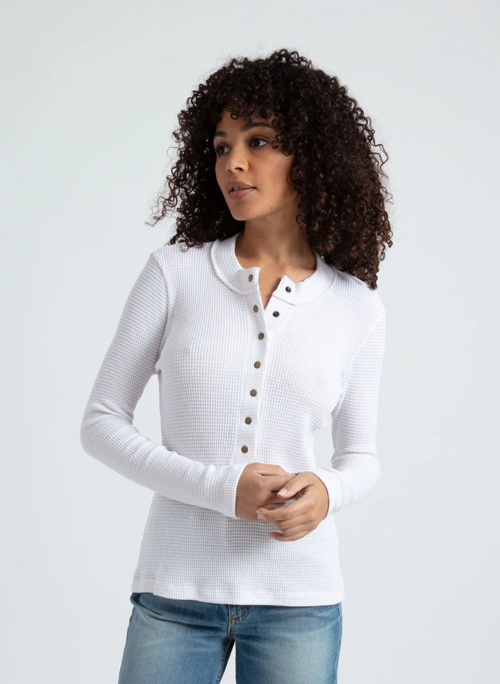 ASKK NY – Snap Henley in Ivory