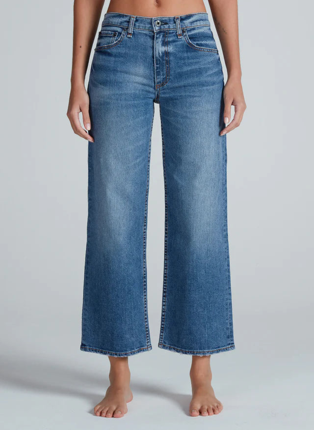 ASKK NY – Mid Rise Crop Wide Leg in Clean Venice