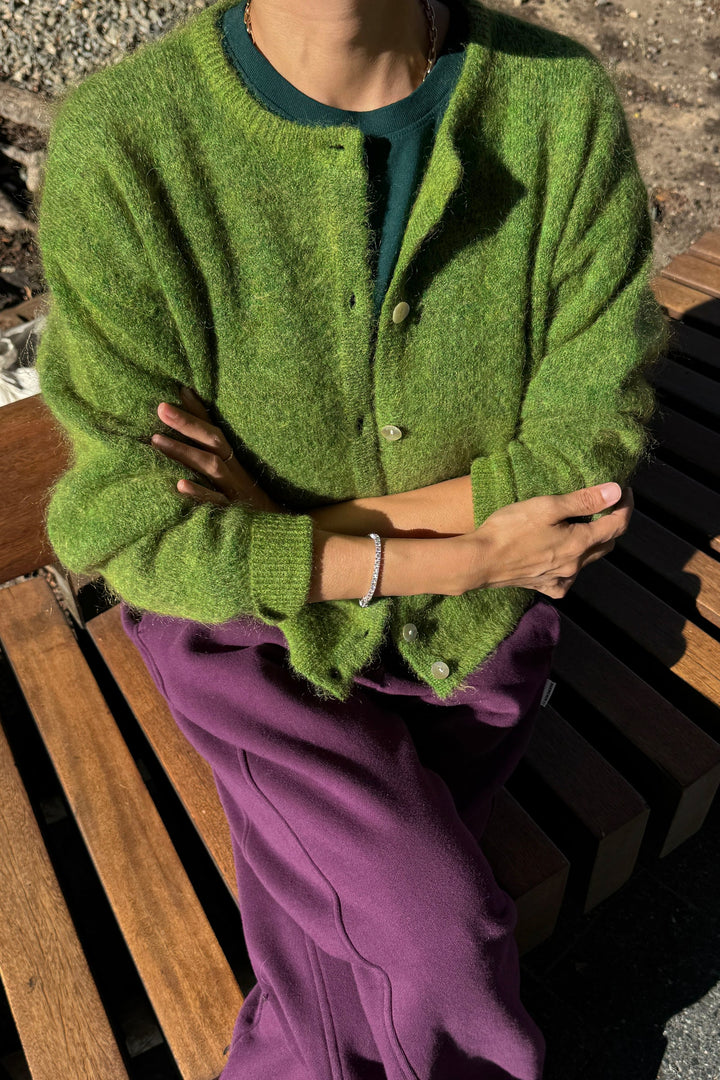 Le Bon Shoppe - Ayla Mohair Cardigan in Artichoke