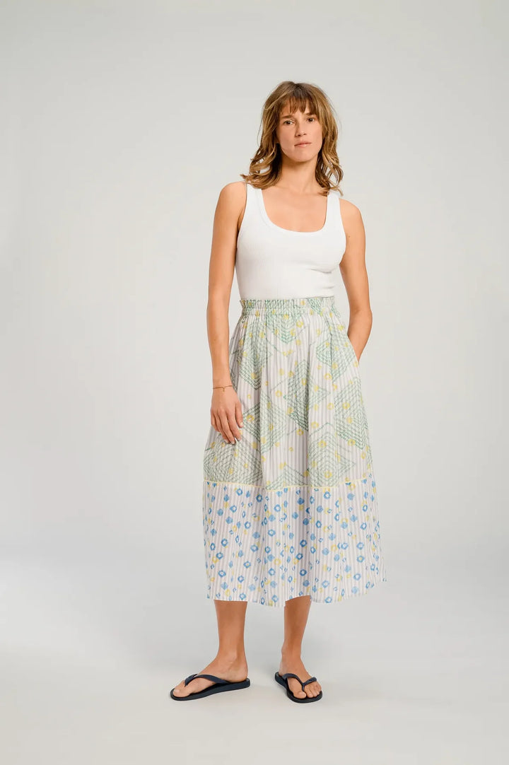 V De Vinster – Baya Skirt in Lemon Flori