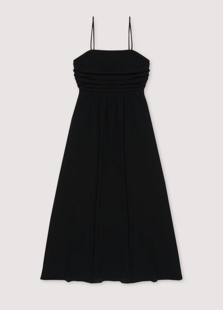 The New Society – Bel-Air Dress in Nightfall Black