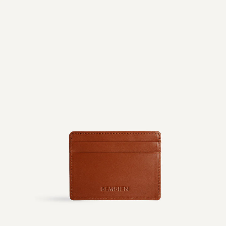 Bembien - Nico Card Case in Caramel x Sienna Check