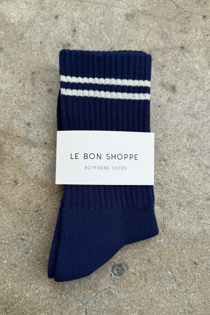 Le Bon Shoppe - Boyfriend Socks in Navy