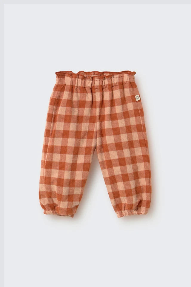 Cozmo- Bimba Gingham Flannel Baby Pants