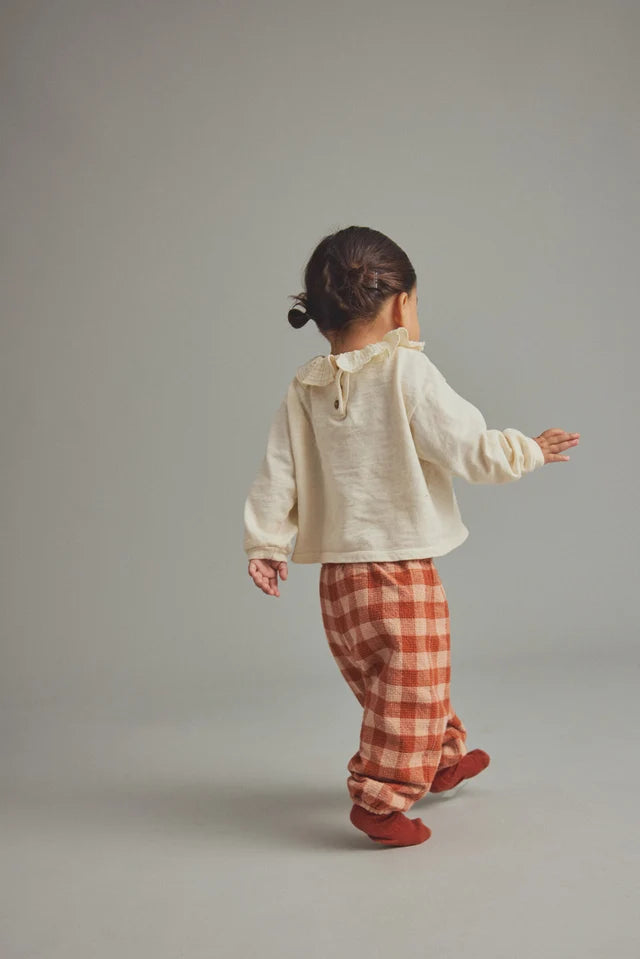Cozmo- Bimba Gingham Flannel Baby Pants