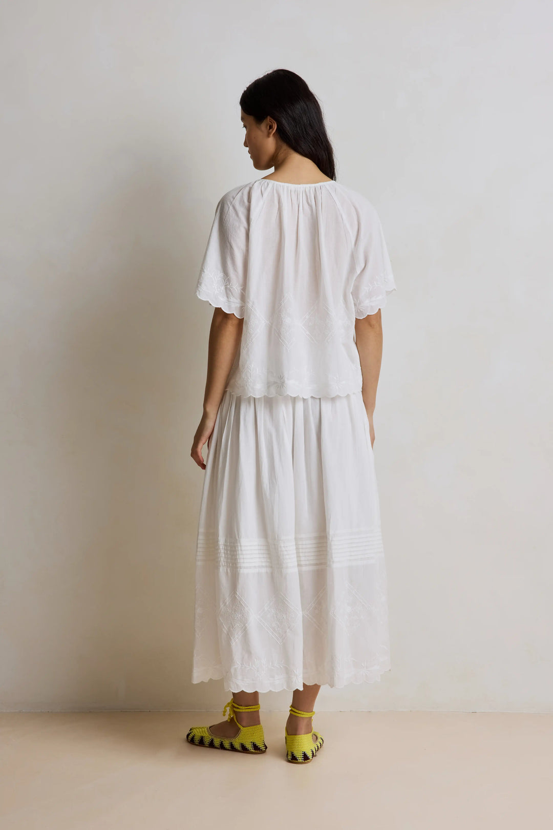 Hod - Jade Blouse in White