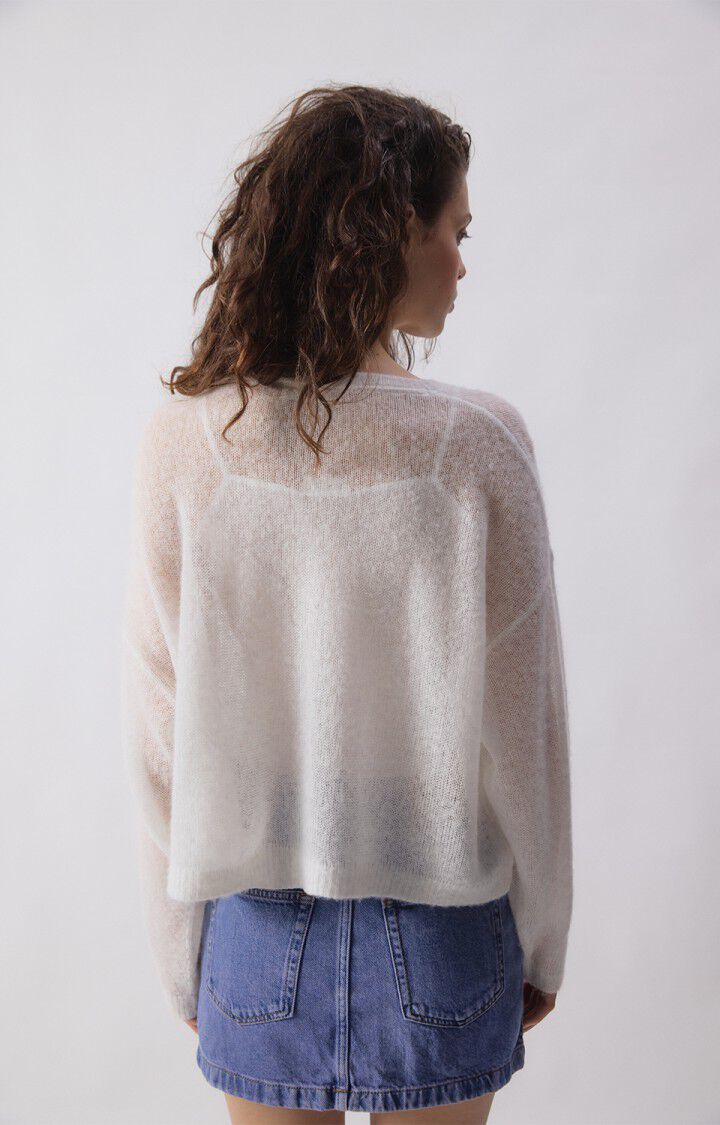 American Vintage – Bodyrow Button Front Cardigan in Polar Melange