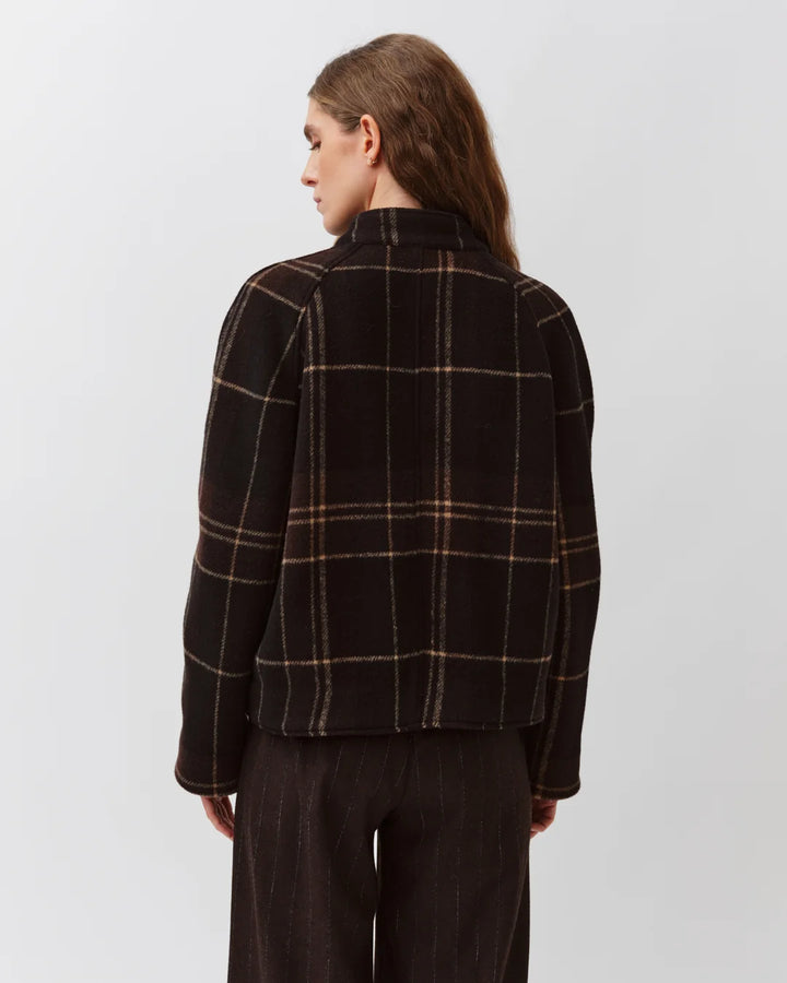 Diega - Bravo Jacket in Chocolate Noir Ecru