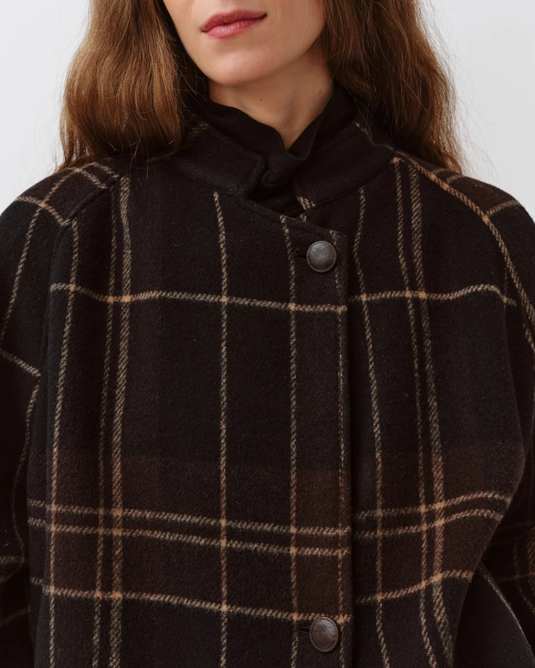 Diega - Bravo Jacket in Chocolate Noir Ecru