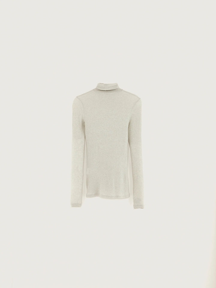 Bellerose – Vinay Fitted Turtleneck in Givre