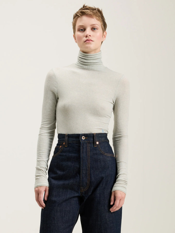 Bellerose – Vinay Fitted Turtleneck in Givre