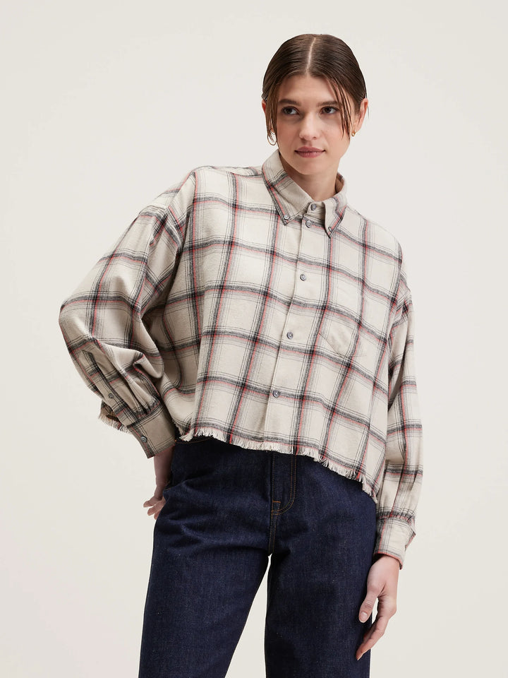 Bellerose – Kraft Cropped Shirt in Checkered