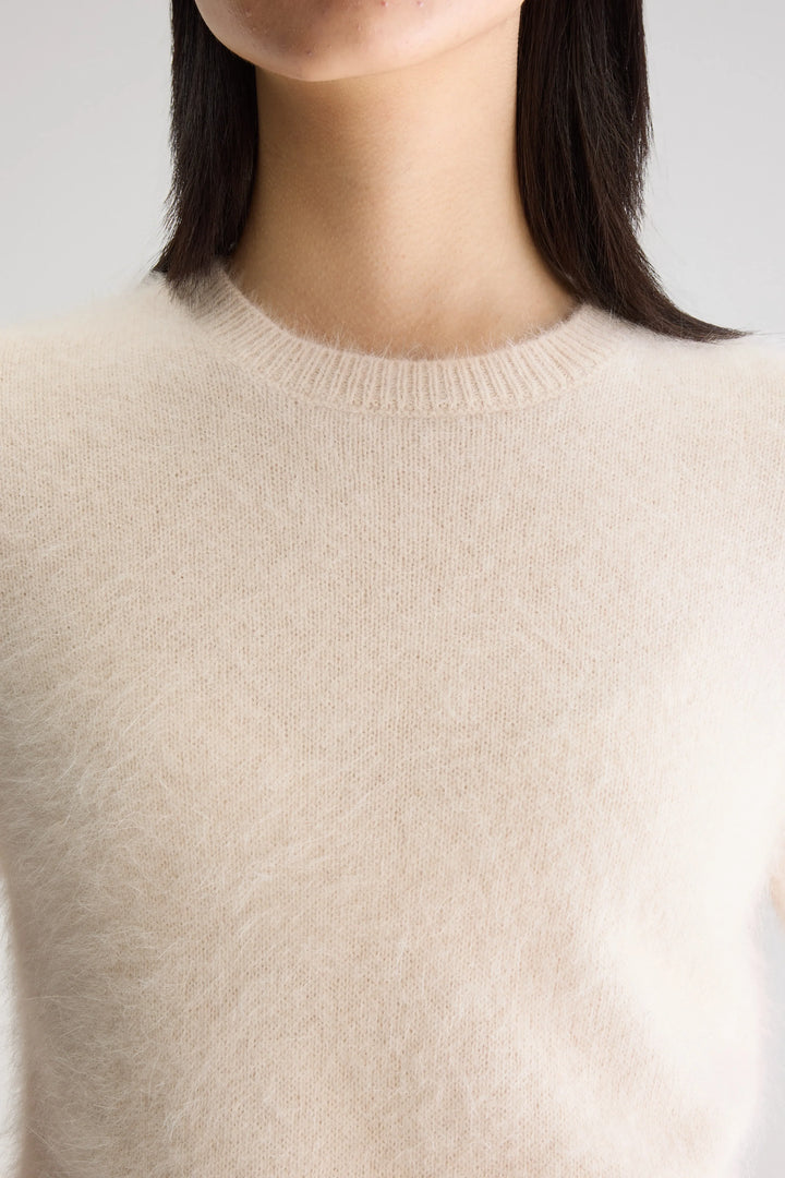 Bellerose - Datad Angora Sweater Top in Parchemin