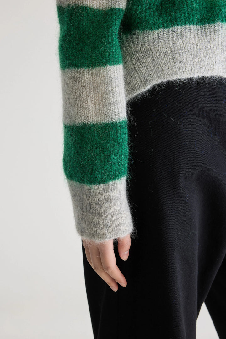 Bellerose - Arcy Sweater in Green Stripe