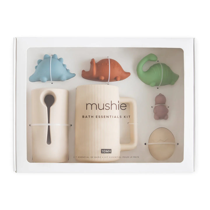 Mushie – Dino Bath Essentials Kit