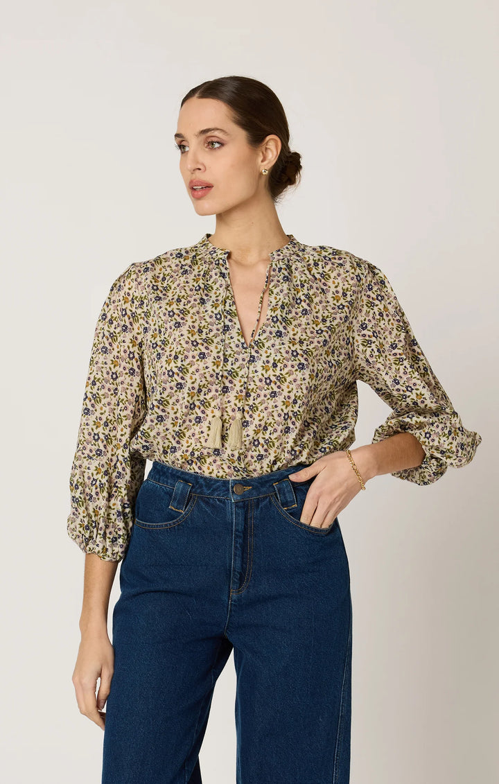 Cleobella – Belle Blouse in Eloisa Floral Print