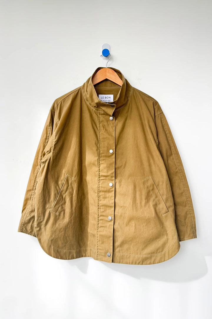 Le Bon Shoppe - Blair Waxed Cotton Jacket in Khaki