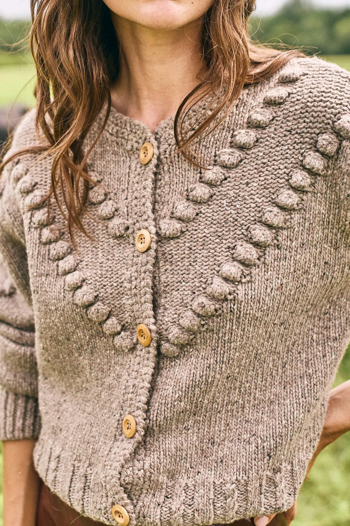 Hunter Bell – Bobble Sweater in Oatmeal
