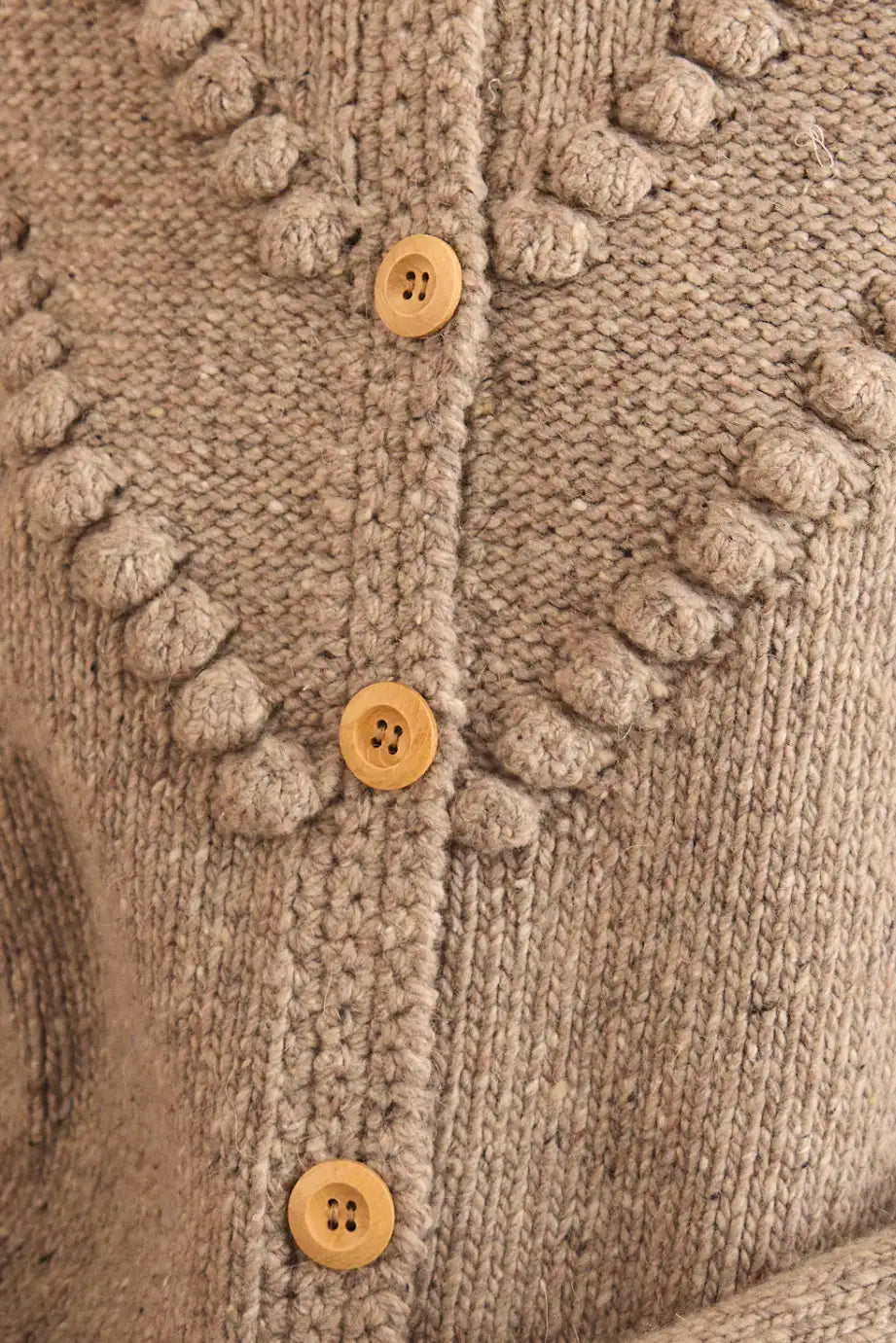 Hunter Bell – Bobble Sweater in Oatmeal