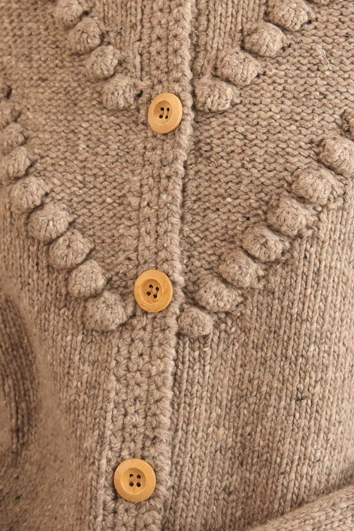 Hunter Bell – Bobble Sweater in Oatmeal