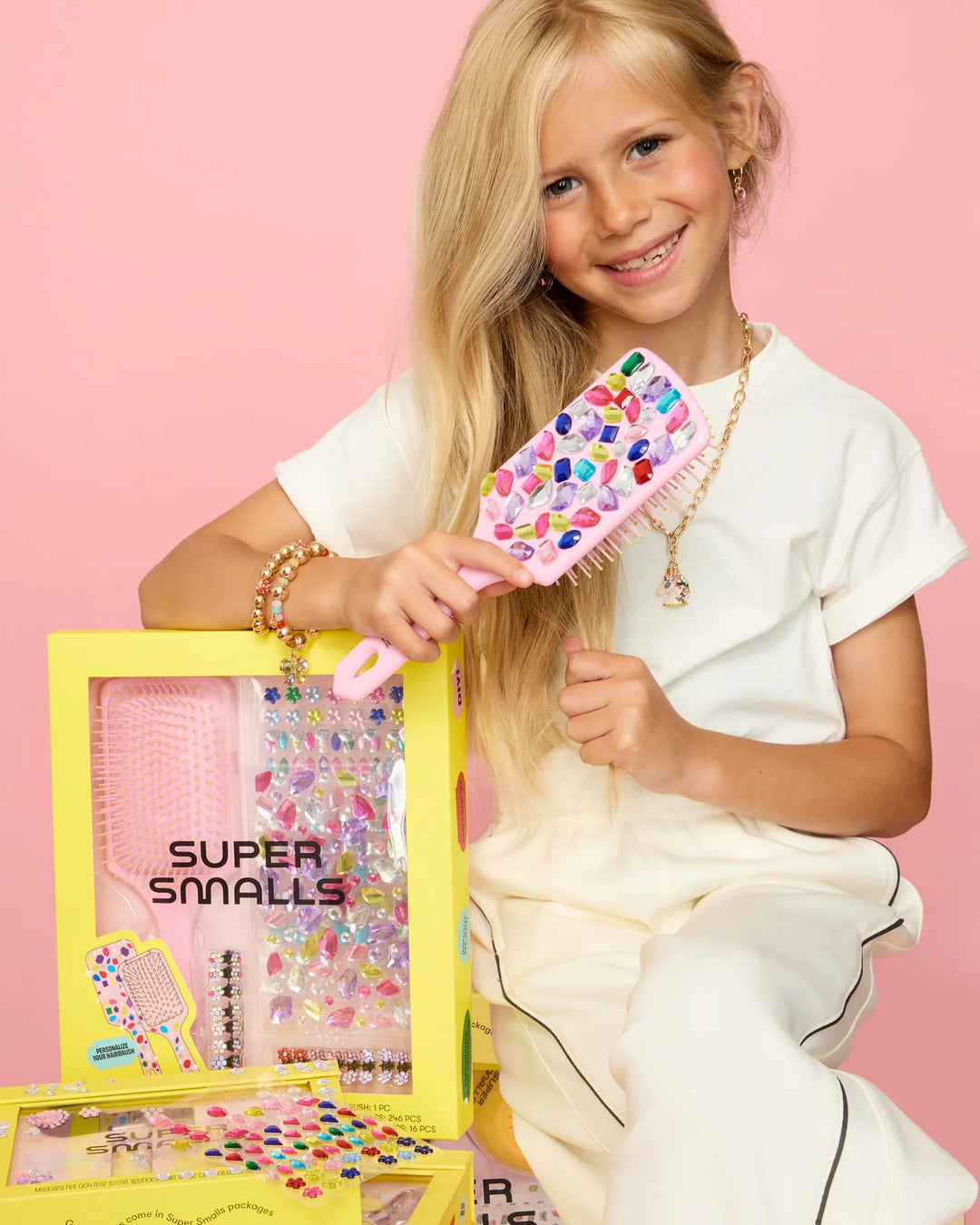 Super Smalls – Style and Shine Gemify Hairbrush Kit