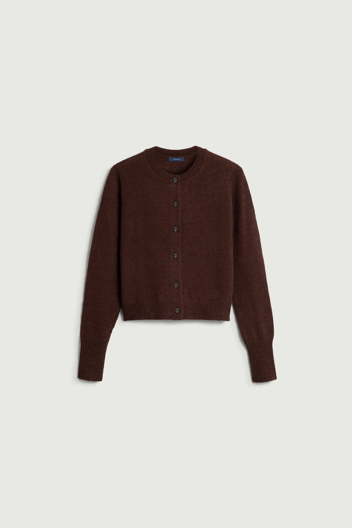 Soeur – Griffith Merino Wool Cardigan in Brown