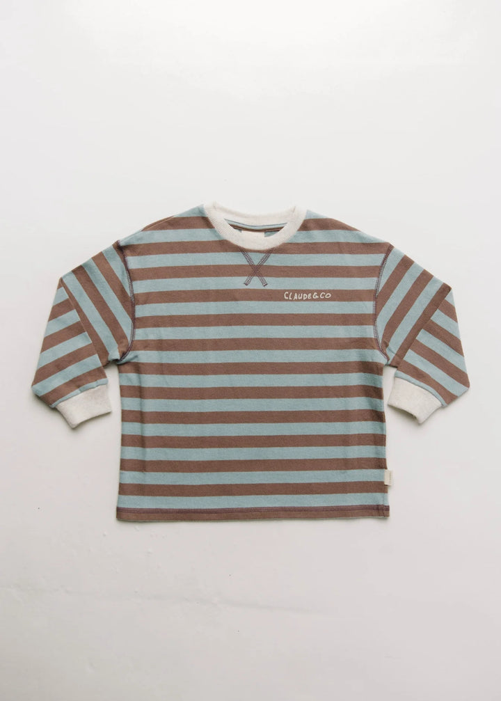 Claude & Co – Rue Puddle Stripe Long Sleeve Tee